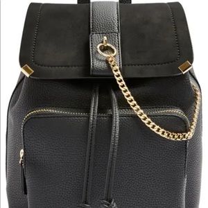 Topshop Small Leather Backpack